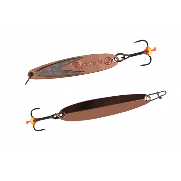 Блесна вертикальная ECOPRO Судачья + серебряный флекс