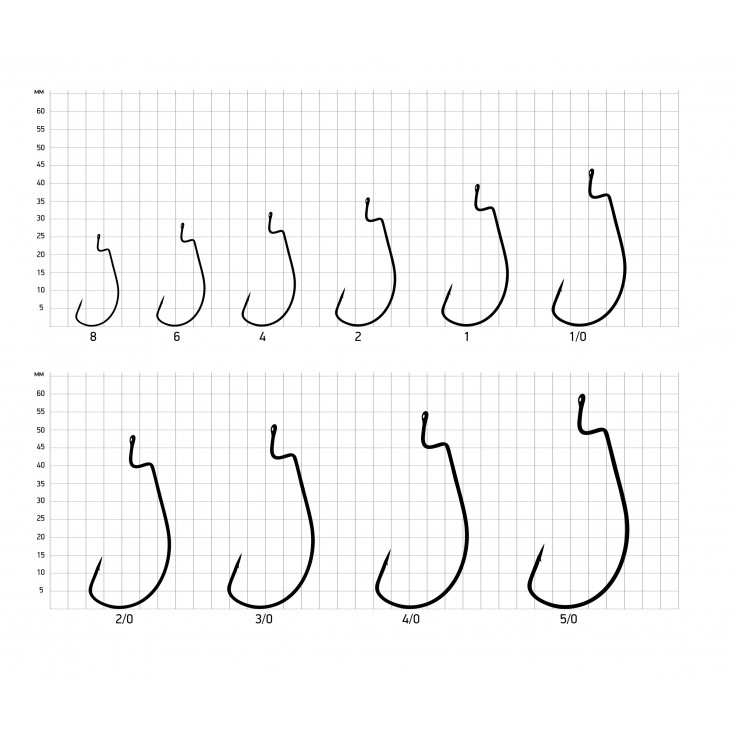 Крючки офсетные Saikyo BS-3315 Offset Hook