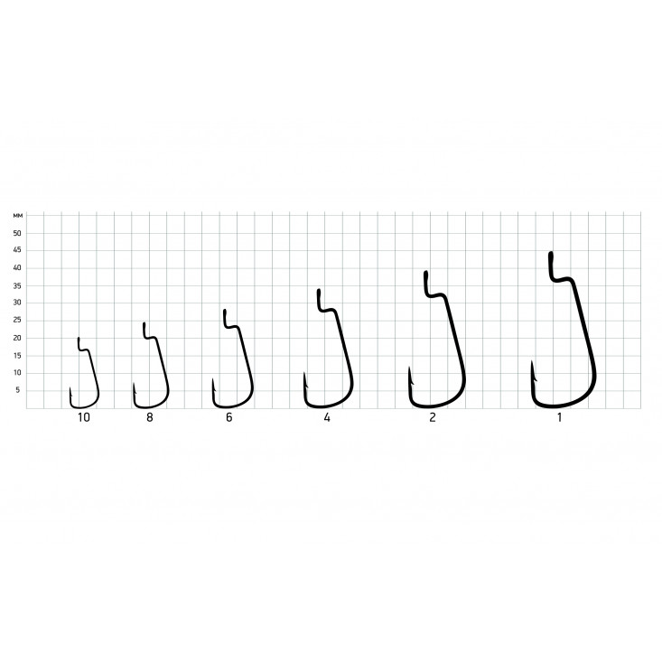 Крючки офсетные Saikyo BS-3324 Offset Hook