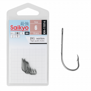 Крючки Saikyo KH-11014 Bait Holder BN  № 6 (10шт)